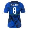 Maillot de Supporter Etats-Unis McKENNIE 8 Extérieur Coupe du Monde 2022 Pour Femme